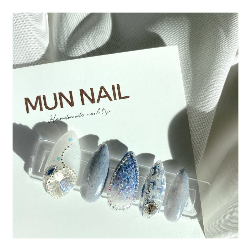 MunNail Carol Nail Tips - Long Point / MunNail 캐럴