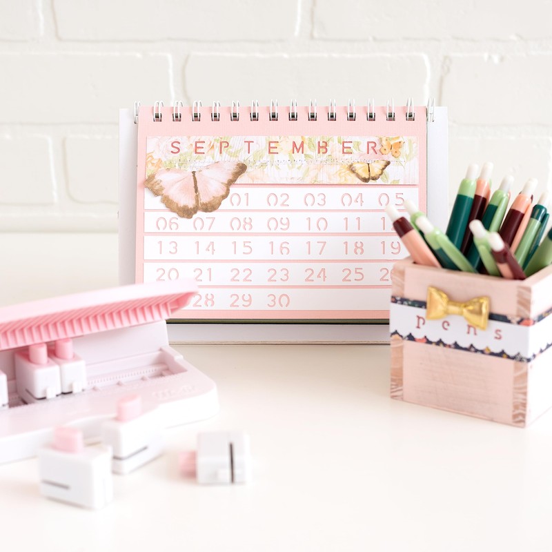 We R Memory Keepers 660516 Word Punch Board Numbers and
