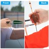PATIKIL Archery Fingerprints Leather Archery Finger Protection Protection Equipment Brown