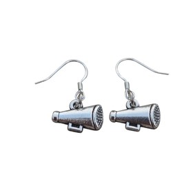 Infinity Collection Cheer Megaphone Earrings - Cheer Jewelry, for Cheerleaders, Cheer Teams, Cheer Moms and Cheer Coaches