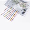 Crochet Hooks Set Colorful Ergonomic Handle Portable Metal Knitting Needles