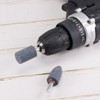 sourcing map 10 Pcs Abrasive Mounted Stone 1/4" Shank 1"