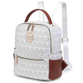 MKP Small Backpack Purse for Ladies Women Fashion Multi Pockets Daypacks with Front Zip Pocket