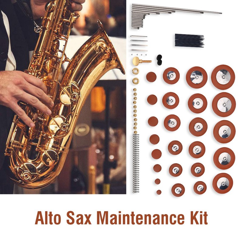 Alto Sax Repair Maintenance Kit Set Wind Musical Instrument Parts