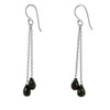 Franki Baker Garnet Gemstone & Sterling Silver Drop Earrings