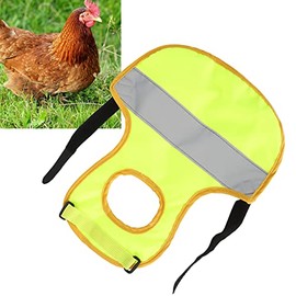 Meiyya Birds Protector for Back and Sides, Chicken Clothes, Vest Jacket Concise Chicken Vest Chicken Feather Protection Vest Protection for Woman for Hens(Green)