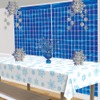 Beistle Snowflake Plastic Tablecover