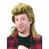 Fun World Men's Mullet Wig Accessory, yellow, Standard