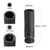 sourcing map 12-Point Deep Impact Socket 1/2 Inch Drive 15mm