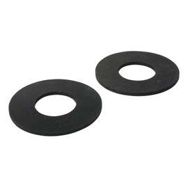 Sanitop-Wingenroth Cistern Gasket Set, 2 Piece Set, Rubber Bell Seal for Geberit Abustar, 63 x 32 x 3 mm, Rubber Gasket Assortment, Black, 251341