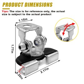 2PCS LED Light Bar Mounting Brackets for Car, 304 Stainless Steel Adjustable Car Hood Mount Light Bracket, Universal Pillar Hood Clamp LED Work Light Base Mount Holder for Off Road Truck (Silver)