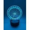 POGSTER 3D Ferris Wheel Lamp – 7-Color Changing LED Night