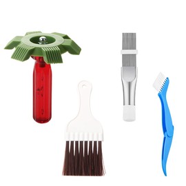 Set of 4 Air Conditioning Condenser Fin Comb, Condenser Cleaning Comb, Slat Comb Set, Air Conditioning Comb, Air Conditioning Lamellar Comb, for Radiator Cleaning Tool for Air Conditioning