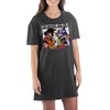 Dragon Ball Z Anime Cartoon Characters Juniors Grey Graphic Tee