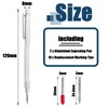 Bestgle 2 Pack Tungsten Carbide Scriber with Magnet, Aluminium Magnet