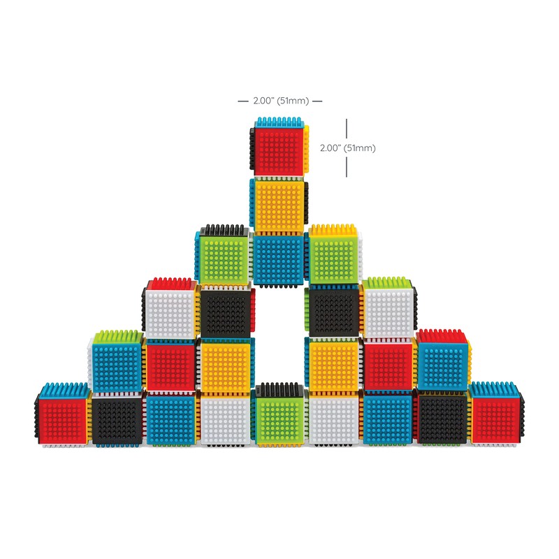 Infantino Press & Stay Sensory Blocks for Babies Age Grade