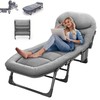 SnozeFlex Chaise Lounge Chair, Folding Cot, 6-Angle Adjustable Camping Cot