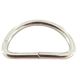 Heavy Duty D Ring for Sewing,Silver Metal Strap D Ring SORTUMOLA Pack 50 (20mm) CT220