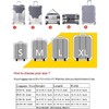 Suitcase Protective Cover, 7 Mi Elastic Suitcase Protective Luggage Cover