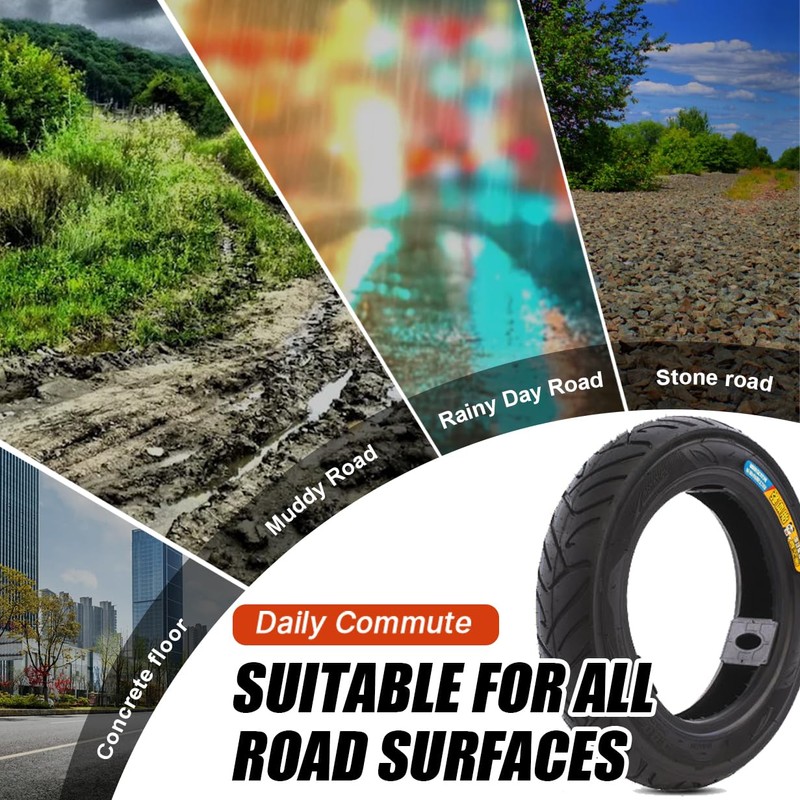 2.50-10 Bike Tires Foldable 14x2.50(64-254) Tubeless Tire