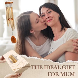 Leebbsin Gifts for Mum, Mum Gifts Wind Chimes, Birthday Gifts for Mum from Daughter Son, Love Reminder Gifts for Mothers Day Thanksgiving Christmas