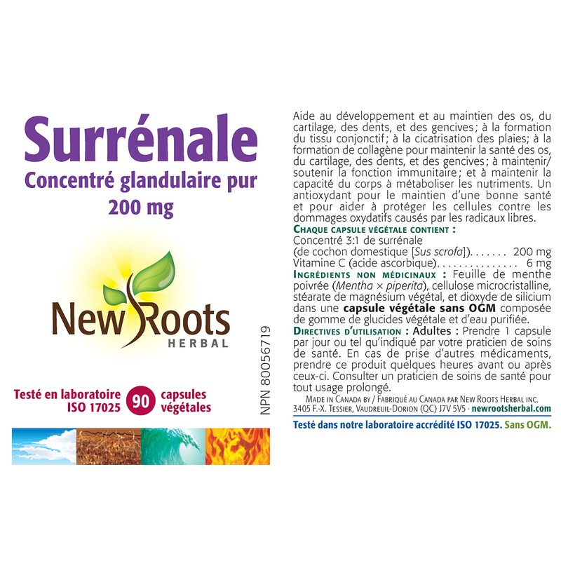 New Roots Herbal - Adrenal - 90 Capsules - 200