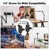JUBOR Overhead Camera Mount for Desk, Adjustable Camera Arm Desk