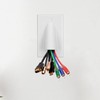 Qianly Cable Pass Through Wall Plate DIY Home Audio Accessories