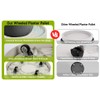 UoeRing 2 Pcs Plant Caddy with Hidden Wheels 11 Inch