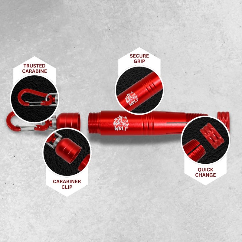WOLF Metal Lumber Keel Crayon Holder | ½’’ Round or