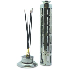 LINASO Stainless Steel Incense Stick Holder Agarbati Stand for Pooja