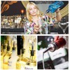 BALTRE 2PCS Stainless Steel Pourers, Speed Liquor Bottle Pourer, Olive