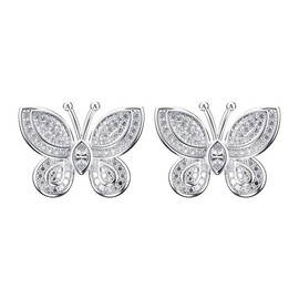Kinglucky Exclusive Kinglucky Earbuds Earrings (Butterfly) May not fit other brands of earphones