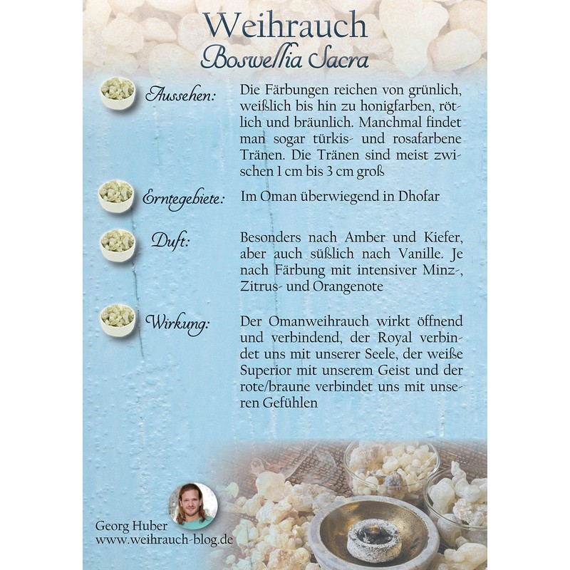 Royal Hojari Frankincense (Boswellia Sacra - from Oman) - 1st