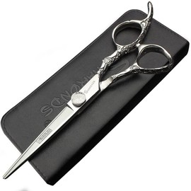 Professional Hair Dressing 6/7 Inch Straight Cutting Hairdressing Scissors (6-Inch 2 Pieces)