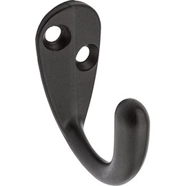 National Hardware N330-795 V162 Clothes Hooks in Oil Rubbed Bronze, 2 pack