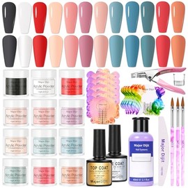 Acrylic Nail Kit Starter Set for Beginners - Acrylic Powder and Supplies