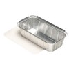 PAPSTAR 14501 Aluminium Square Dish with Lid 500 ml