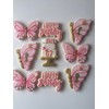 LUBTOSMN Butterfly Cookie Cutter Set-5 Piece-Butterfly Fondant Biscui Cutters