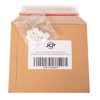 JCP 10 x White Round UPVC Window Drainage Cap Octagonal