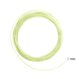 Vaessen Creative 24239-024 Aluminium Wire Jewellery, Bendable, Aluminium, Light Green, 1 mm x 10 m