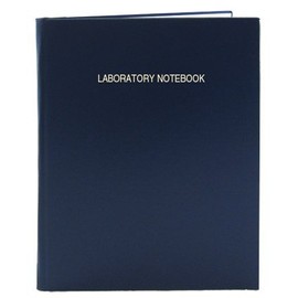 BookFactory A4 Lab Notebook, Blue Cover - 168 Pages (5mm Ruled Format), A4-8.27 x 11.69 (21 cm x 29.7cm), Section Sewn Hardbound Laboratory Notebook (LIRPE-168-4LR-A-LBT1)