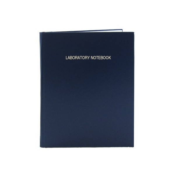 BookFactory A4 Lab Notebook, Blue Cover - 168 Pages (5mm