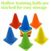 Jindizi Soccer Cones, 10 Pack Multipurpose Training Cones, Training Field
