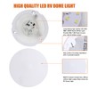 Facon 2-Pack Ultra Slim 4.5'' 12V RV Puck Lights w/Switch,