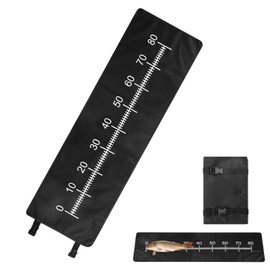Fishing Unhooking Mat 98 x 130 cm, Carp Unhooking Mat with Tape Measure, Fishing Unhooking Mat, Fishing Predator Unhooking Mat, Fishing Carp Mat, Foldable Carp Mat, for Beginners Outdoor Carp Trout