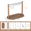 Bacon Display Rack-Acacia Bacon Clothesline Serving Tray-Bacon Hanger-Exquisite Bacon Serving