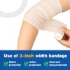 AZEN Premium 4 Pack Elastic Bandage Wrap (2x2", 2x3"), Compression
