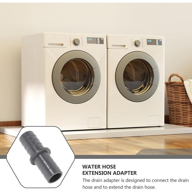 Operitacx 2 Sets Washing Machine Drain Adapter, 21mm Dishwasher Hose