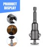 yorpyep Wing Nut Driver, Slotted Hexagonal Handle 65 mm Electric